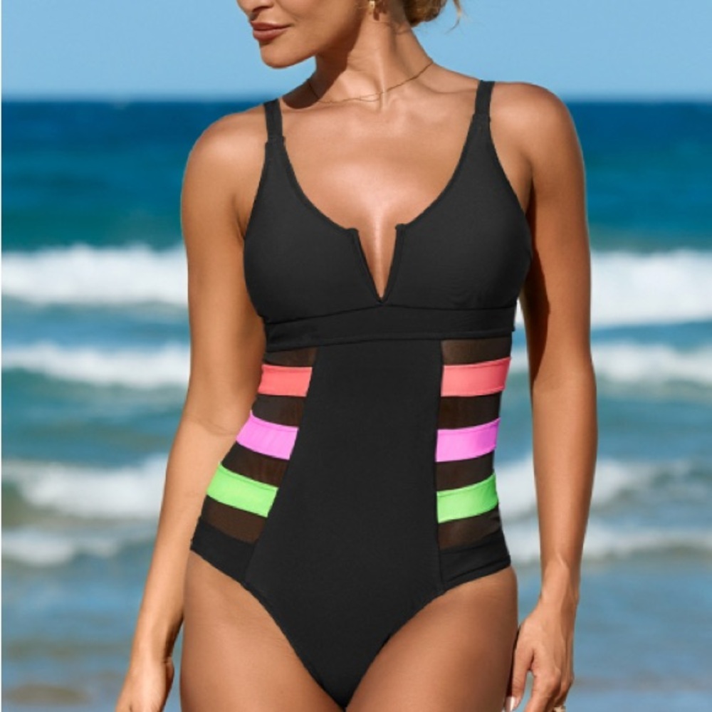 Popvil One Piece Swimsuit Large